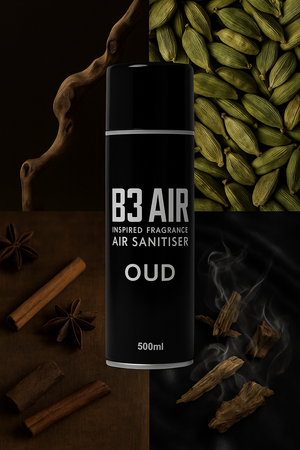 Oud key ingredients: oud wood, cardamom, cinnamon and star anise