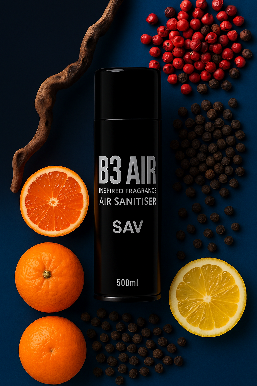 Savage key ingredients: orange, lemon, pepper and wood